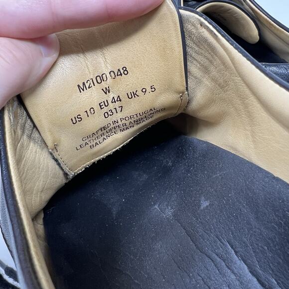 Samuel Hubbard Rainy Day Founder Oxford Black Leather‎ Dress Shoes Men’s Size 10 - Picture 9 of 10